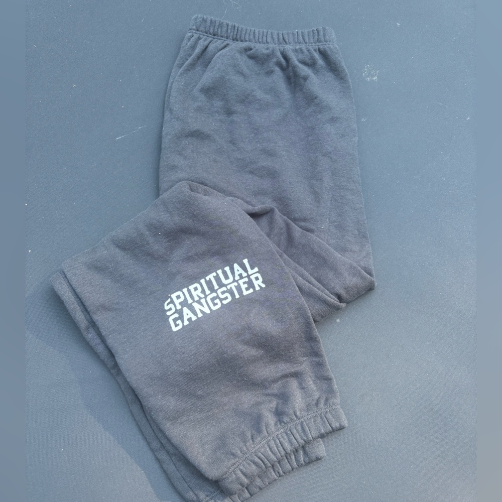 Spiritual Gangster womans Black joggers L